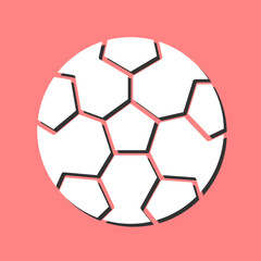 Fototapeta premium Soccer Vector Icon