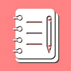 Obraz premium Journal Vector Icon