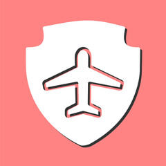 Travel Insurance Vector Icon