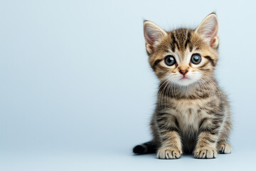 Obraz premium Adorable and Cute Kitten Background