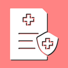 Obraz premium Health Insurance Vector Icon