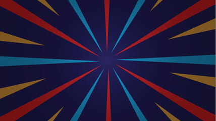 Fototapeta premium vector illustration of abstract background with sunburst.