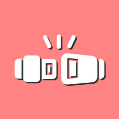 Seat Belt Vector Icon