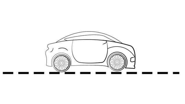 recommend clip art: Car icon. for mobile concept and web design. vector illustration