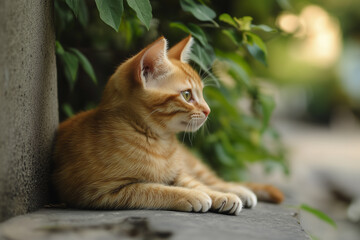 Adorable and Cute Kitten Background