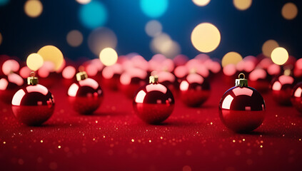 festive background rendered creating vibrant holiday feel