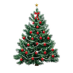 3D Render of Christmas Tree