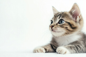 Fototapeta premium Adorable and Cute Kitten Background