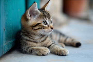 Adorable and Cute Kitten Background