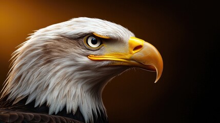 Fototapeta premium Stunning Close-Up of a Majestic Eagle