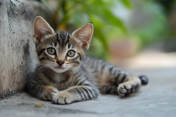 Adorable and Cute Kitten Background