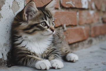 Adorable and Cute Kitten Background