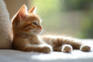 Adorable and Cute Kitten Background