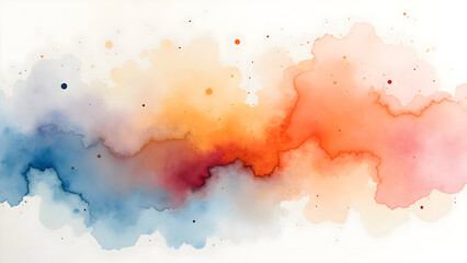 Obraz premium Abstract Watercolor Blend