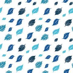 Colorful leaf patterns create a vibrant textile design suitable for fashion and home decor projects