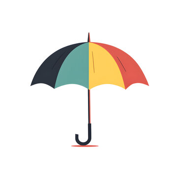 Flat design illustrations Umbrella