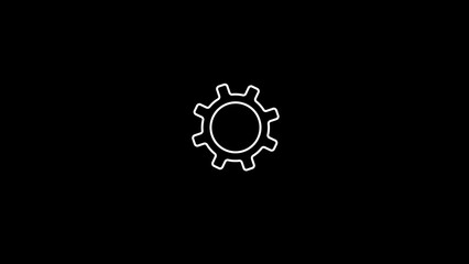 Setting Icon vector illustration. Cog settings sign or Gear Sign icon for web