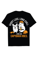 Creative Capybara T-shirt  Design