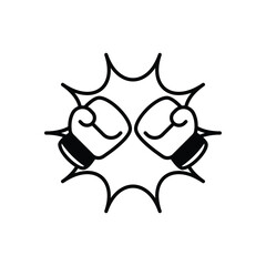 Boxing vector icon