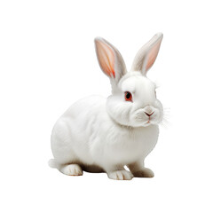 Obraz premium Cute Rabbit Sitting for Adorable Character Designs