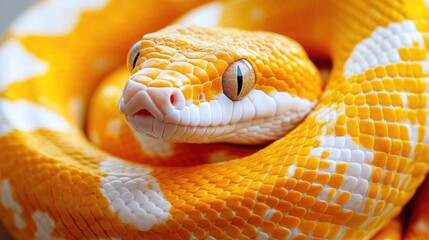 Fototapeta premium Snake's Head with Smile