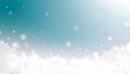 Obraz premium background with snowflakes