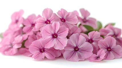 Obraz premium a group of pink flowers