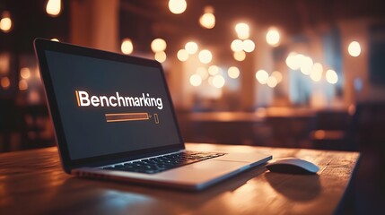 benchmarking progress on laptop computer