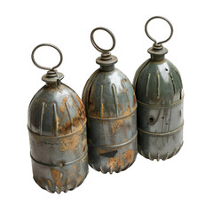 Grenades isolated on transparent background