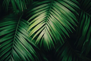 Palm Leaf Close-Up