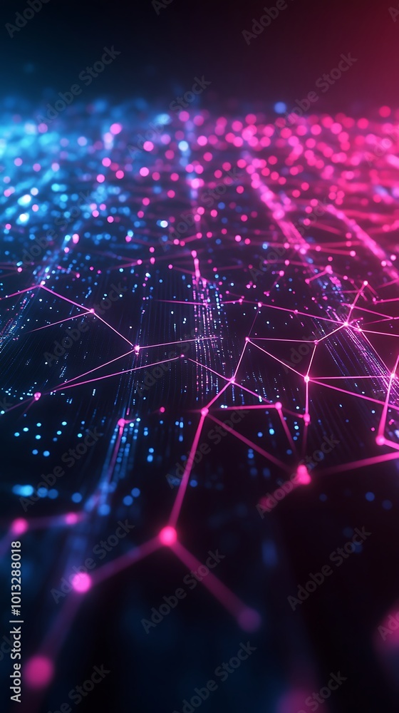 Aufkleber a captivating abstract visualization showcasing data and technology in harmony.