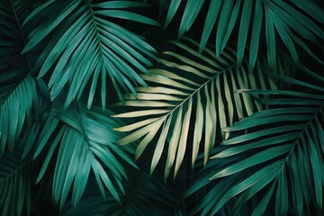 Close-up of palm fronds