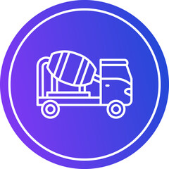 Concrete Mixer Icon