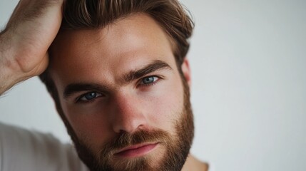 Obraz premium Man with beard