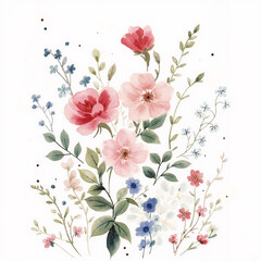 Watercolor Floral Illustration