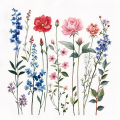 Watercolor Floral Illustration