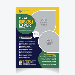 HVAC Repair and Maintenance Flyer
template