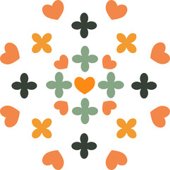 Fototapeta premium colourful flower illustration