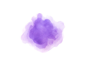 purple ink isolated on white