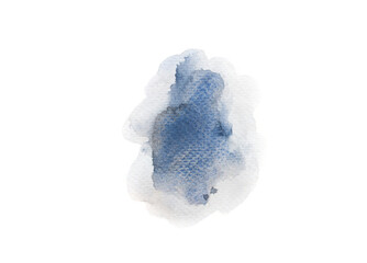 grey watercolor isolated on white