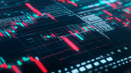 株式市場の取引画面