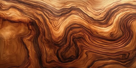 Beautiful Olive Wood Texture with Chaotic Patterns