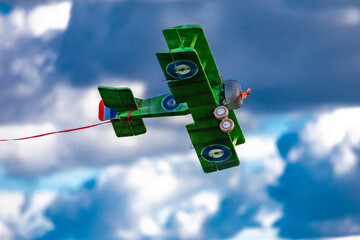 Display of aircraft models from World War II and World War I © dominikspalek.pl