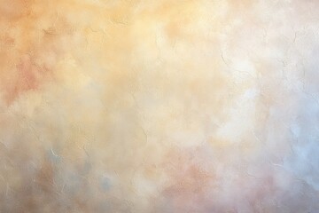 Obraz premium Soft pastel abstract watercolor background - Ethereal blue, pink and yellow cloudy texture, perfect for calming, inspirational designs like wellness blogs, motivational quotes, and wedding invites