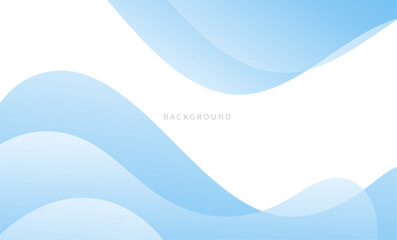Abstract blue wave background, Blue banner