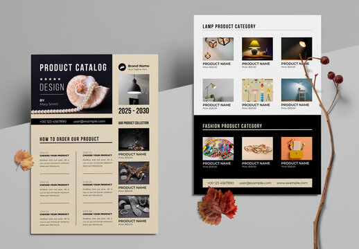 Product Catalog Flyer Template
