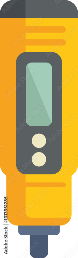 Poster electronic device measuring water quality by displaying tds, the total dissolved solids