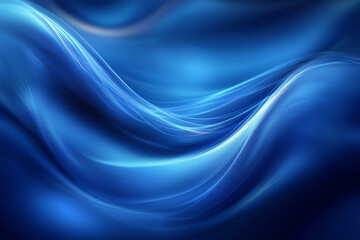Fototapeta premium abstract blue background with waves