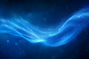 abstract blue background with stars