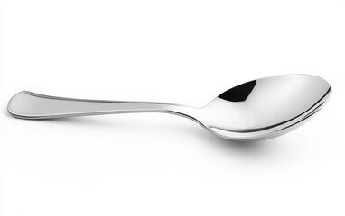 Spoon isolated stock photo on white background 